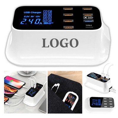 8-Port Multi-Device USB Charging Hub